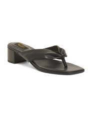 Leather Pheobe Thong Sandals | TJ Maxx