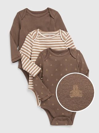 Baby 100% Organic Cotton Print Bodysuit (3-Pack) | Gap (US)