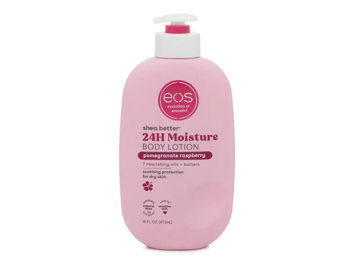 eos 24Hour Moisture Pomegranate Raspberry Body Lotion | Women's | Multicolor | Size One Size | Beauty & Self Care | DSW