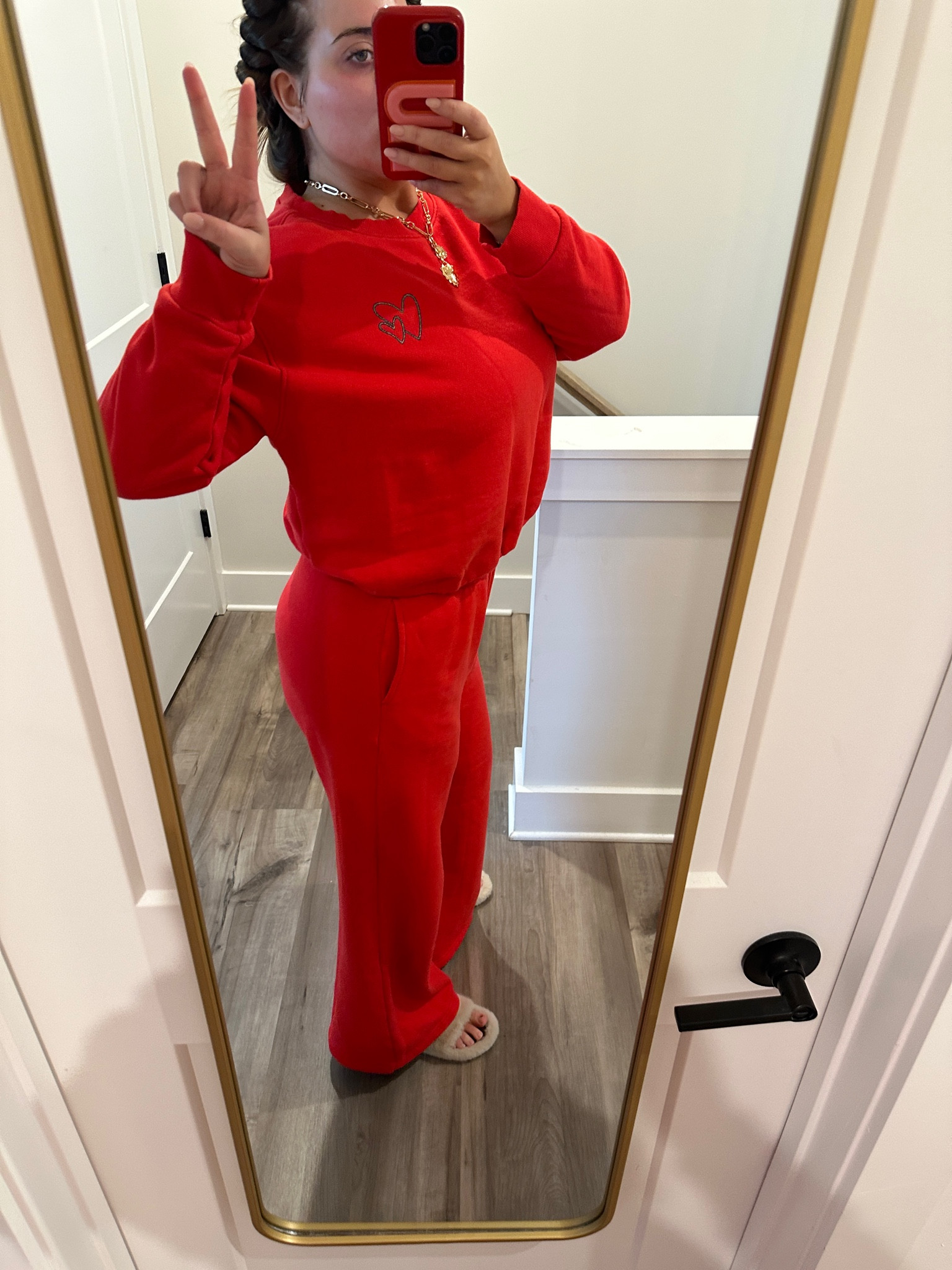 This Target set is everything and so comfy. I love the wide leg on the pants. Wearing a L in the sweatshirt and a M in pants (so I’d size down if you don’t want a really oversized fit)  

#LTKtravel #LTKSeasonal #LTKfindsunder50