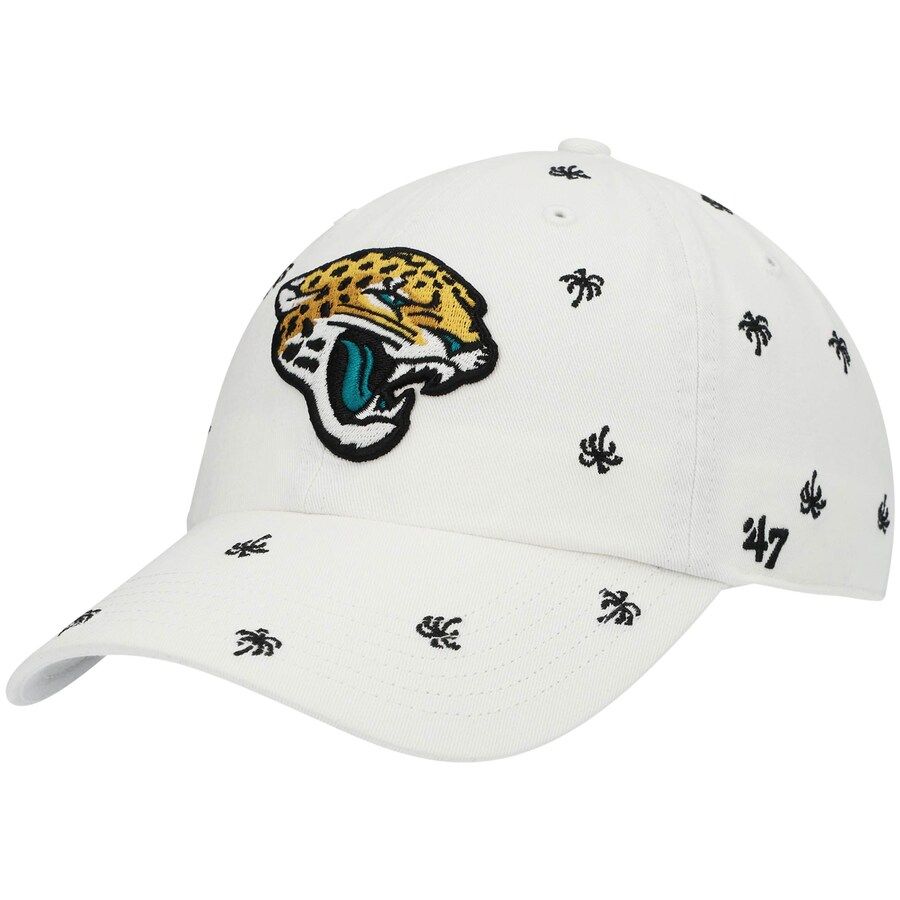 Jacksonville Jaguars '47 Women's Confetti Clean Up Adjustable Hat – White | Fanatics