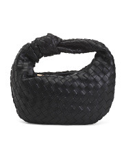 Leather Woven Knot Clutch | Handbags | Marshalls | Marshalls