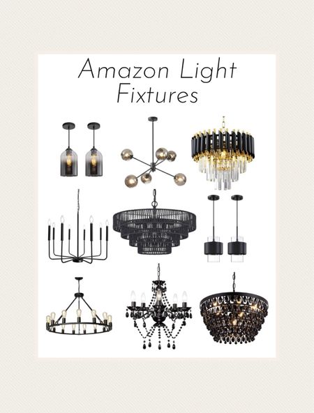 Amazon light fixtures 

#chandelier #amazon 

#LTKSeasonal #LTKHome #LTKStyleTip