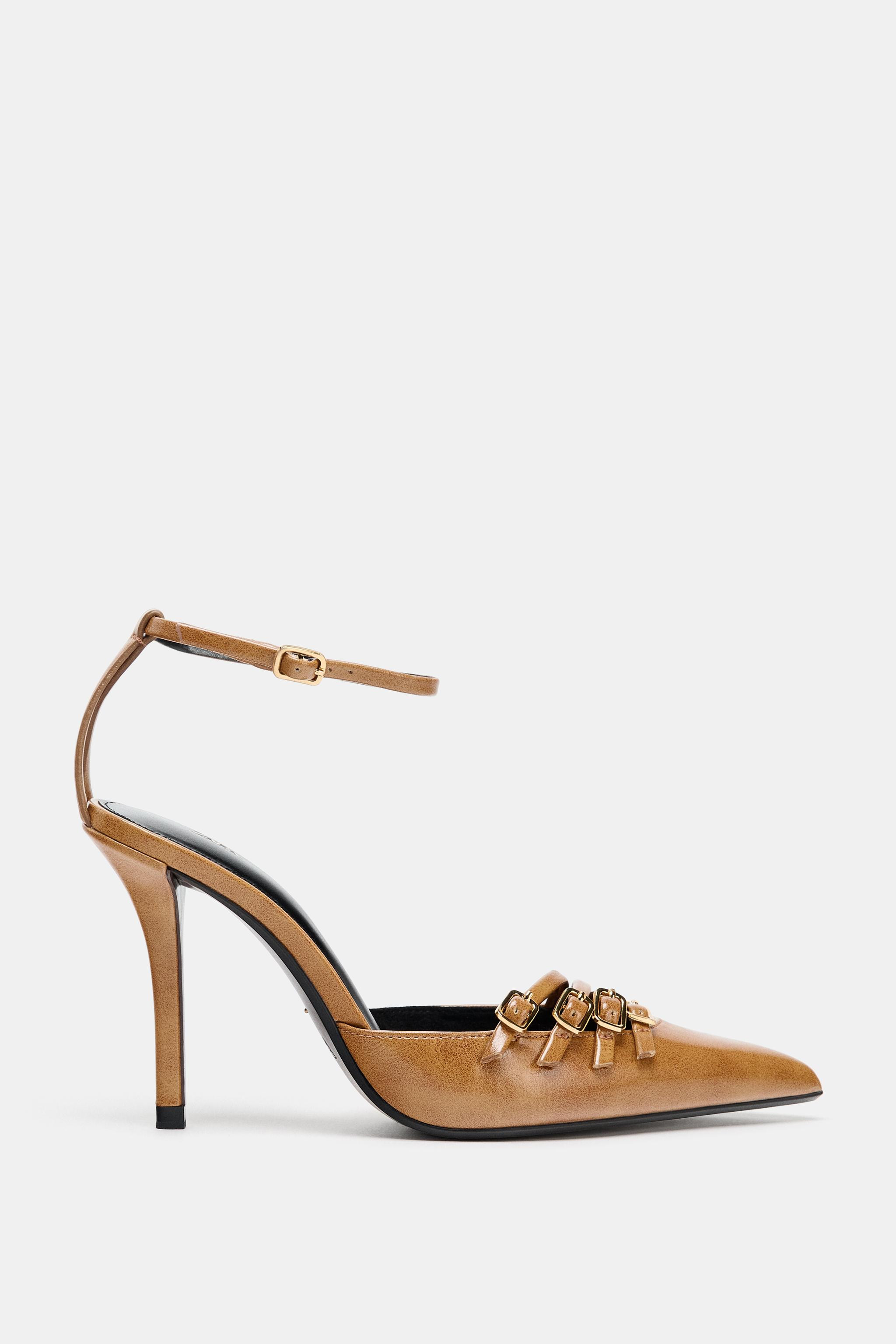 BUCKLED HIGH-HEEL SHOES | Zara UK