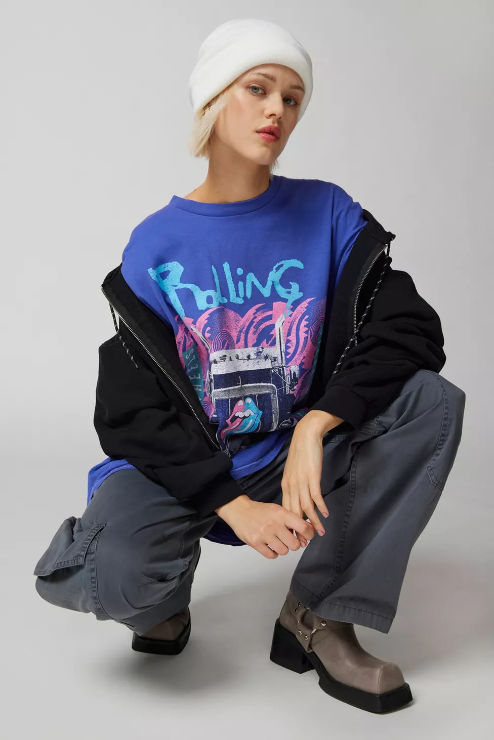 Rolling Stones Foxborough Oversized Tee | Urban Outfitters (US and RoW)