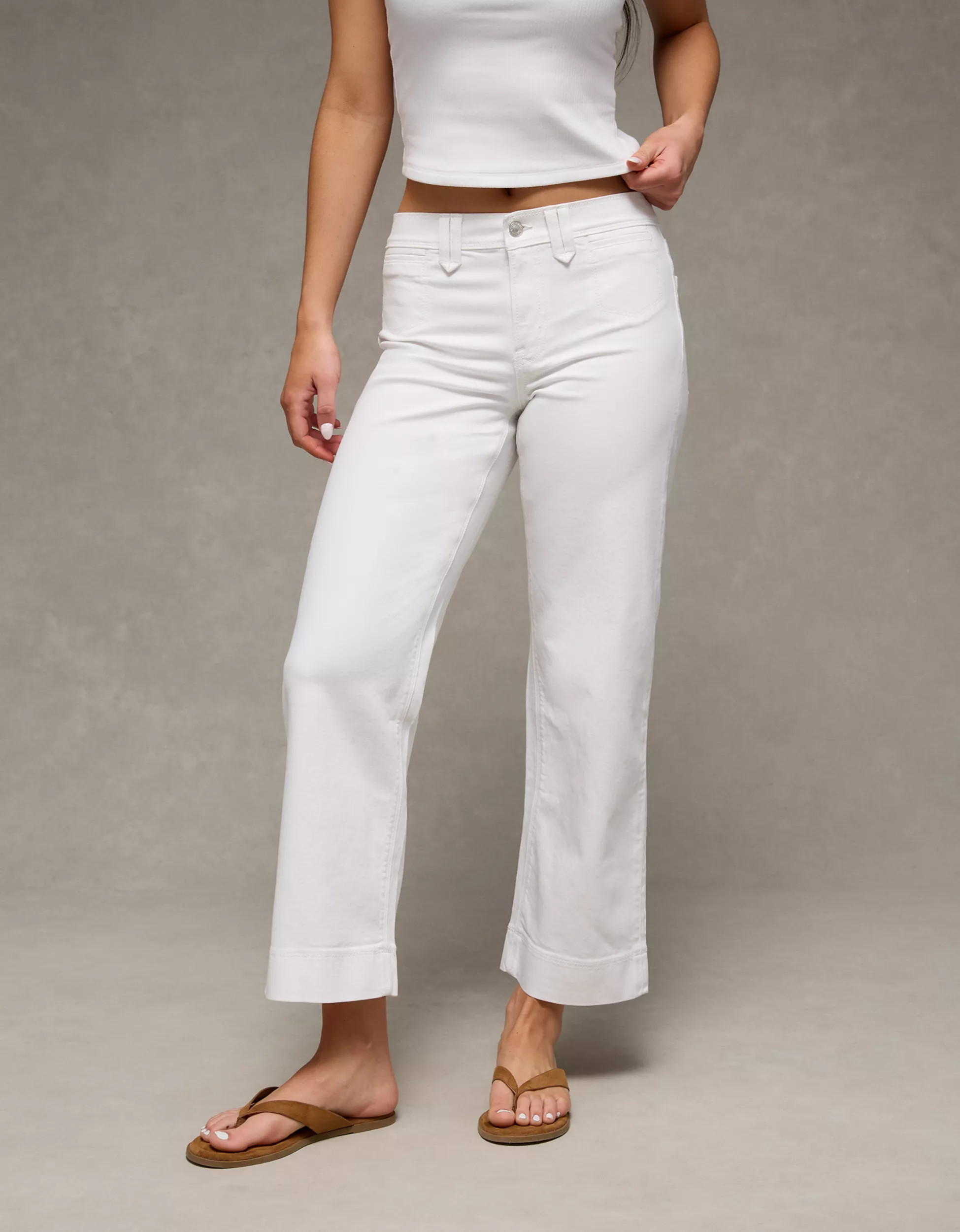 AE Stretch High-Waisted Stovepipe Crop Jean | American Eagle Outfitters (US & CA)
