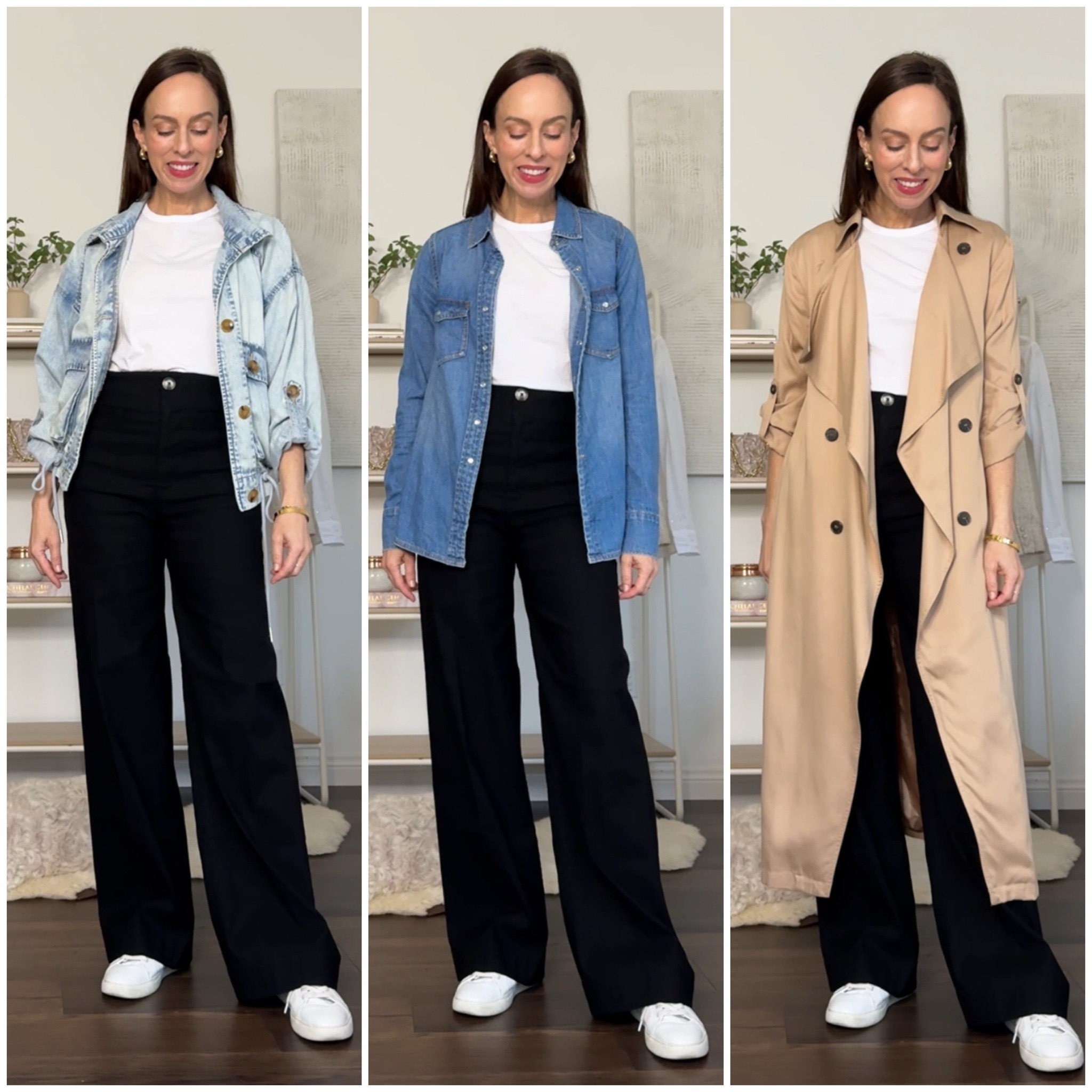 Sharing 3 jacket lengths what work with wide leg pants over on my IG! These are my faves, Colette’s. I’m wearing a size 26. Even though I’m on the petite side, I did regular so they hit the floor for me when I’m in flats. 

#LTKOver40 #LTKPetite #LTKStyleTip