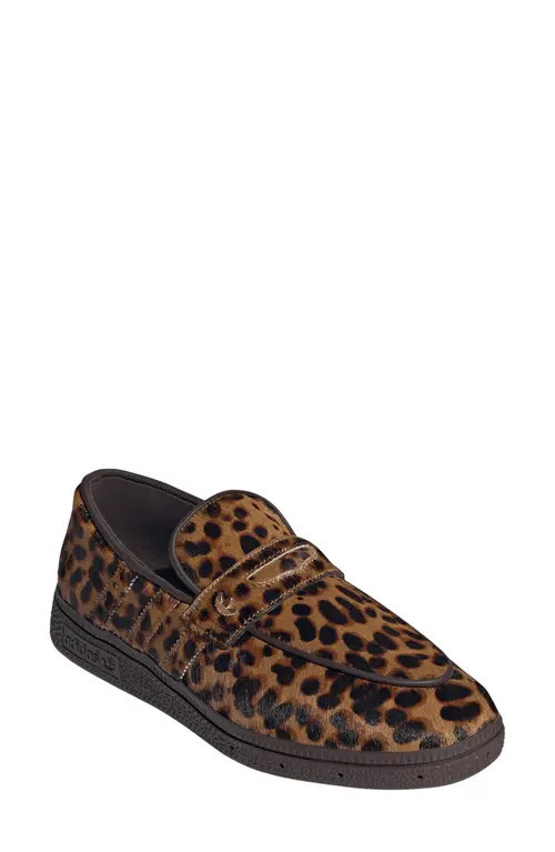 adidas Handball Spezial Loafer in Leopard Black at Nordstrom, Size 10.5 | Nordstrom