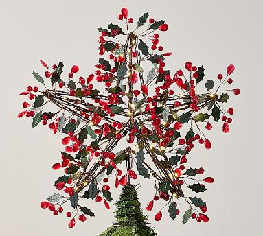 Rustic Red Tree Topper | Pottery Barn (US)