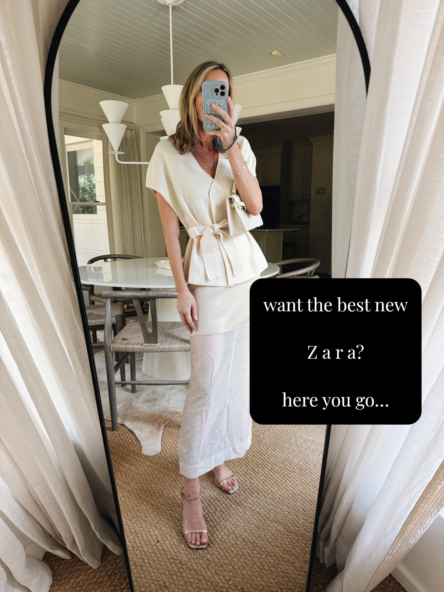 Only the BEST new Zara.

Size small tops 
Size 0 mother denim style jeans 
Size 2 wide leg white jeans 
Size XS black dress
Size small skirt 
