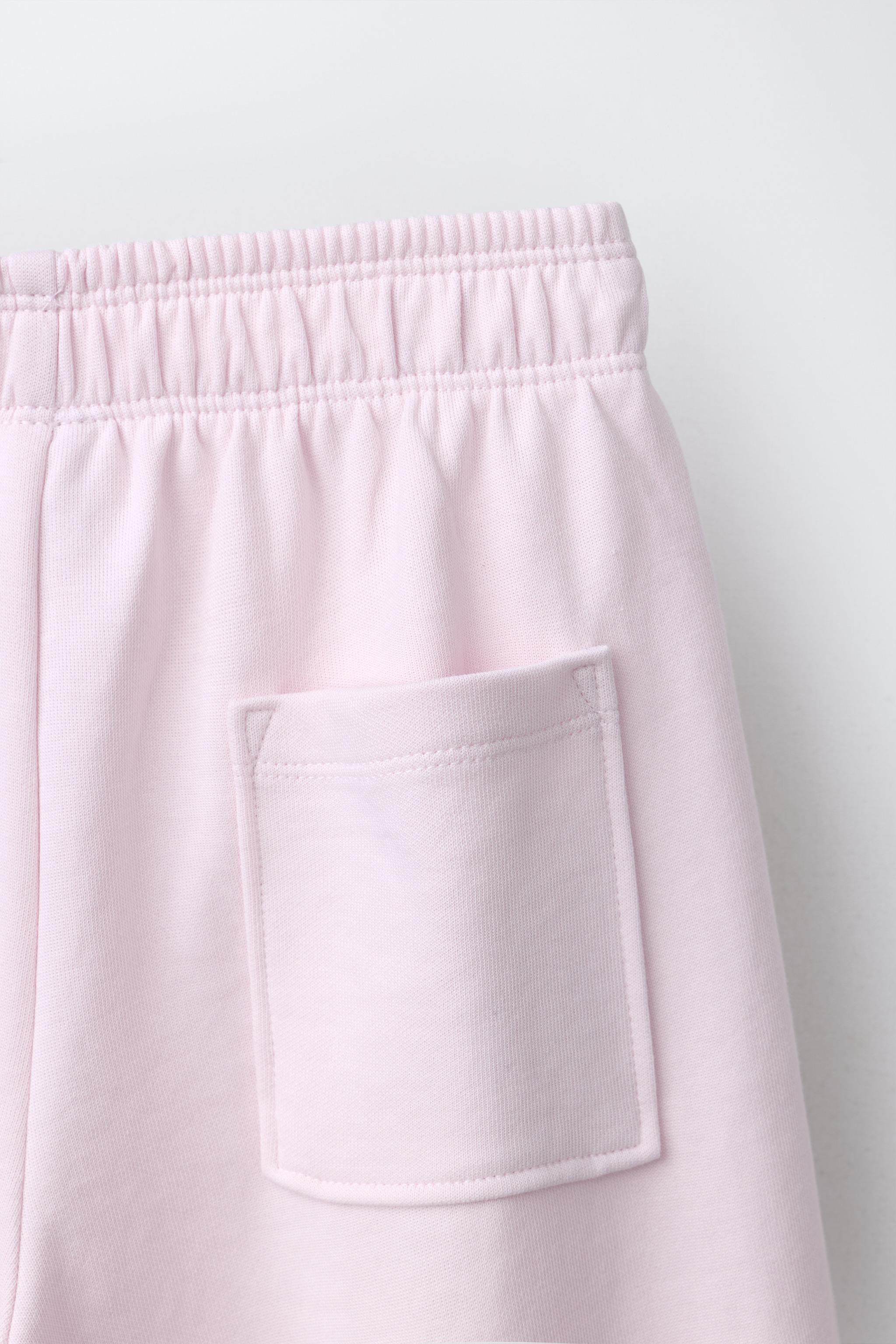 WIDE-LEG INTERLOCK TROUSERS | Zara UK