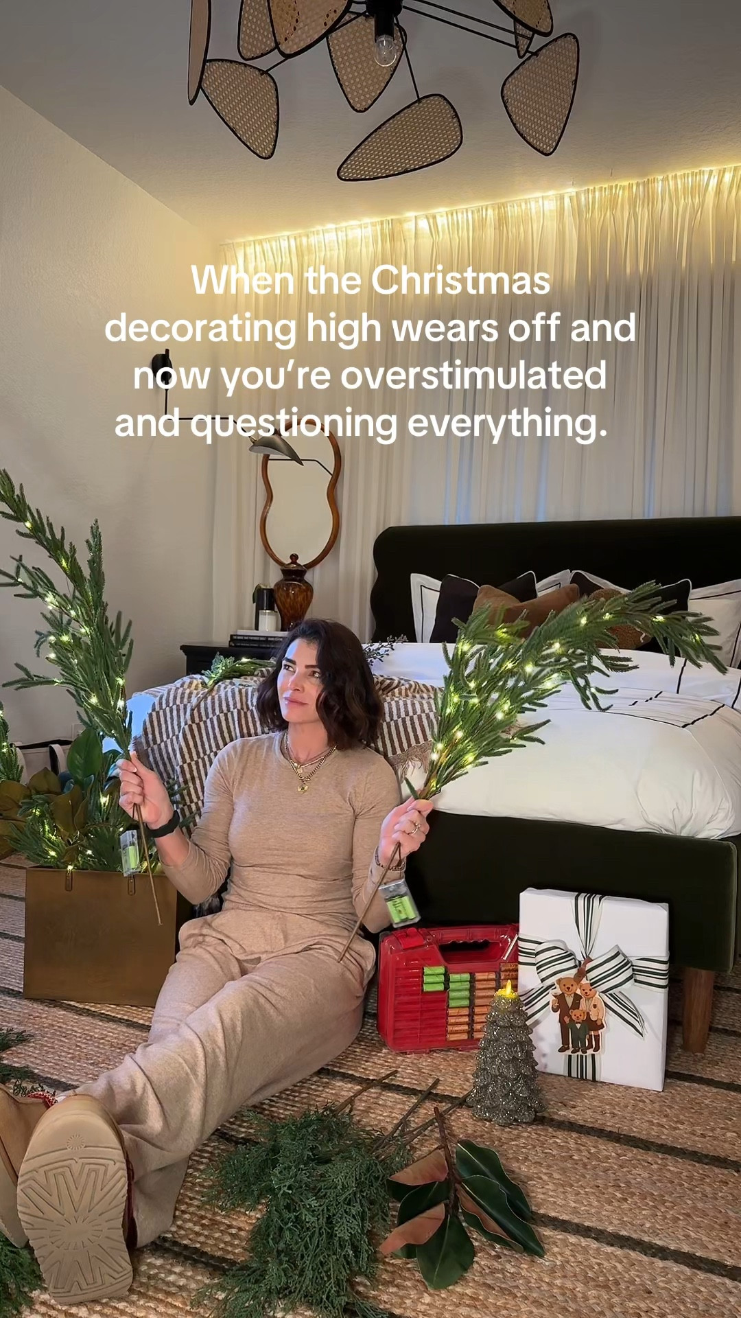 Set fits tts wearing small in top and bottom. So soft!!! #meandmrjones 

#LTKmomlife #LTKHoliday #LTKHome