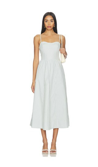 PAIGE Natalee Dress in White. - size 8 | Revolve Clothing (Global)