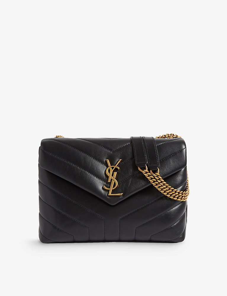 SAINT LAURENT Loulou small leather shoulder bag | Selfridges