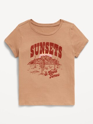 Short-Sleeve Graphic T-Shirt for Girls | Old Navy (US)