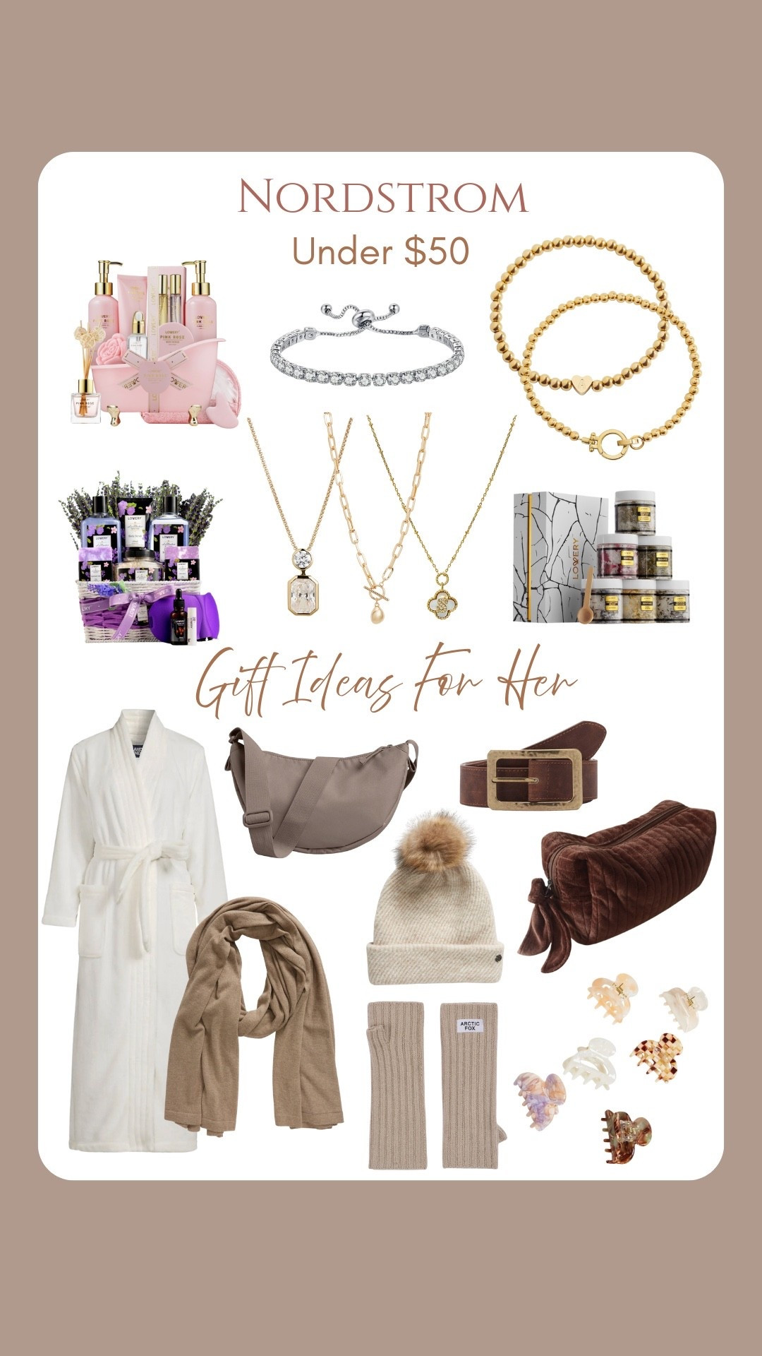 Nordstrom - Gift ideas for her under $50!🤍🎁

#LTKGiftGuide #LTKFindsUnder50 #LTKSaleAlert