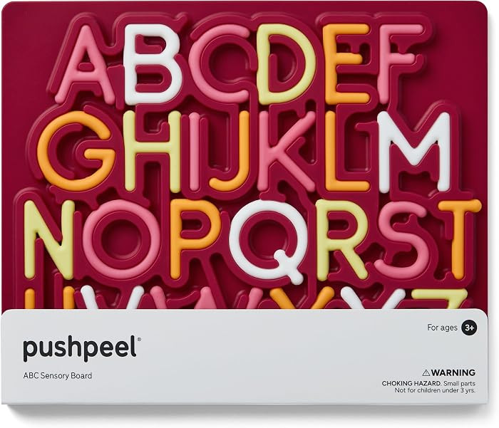 Pushpeel Advanced ABC Tracing Puzzle Board (Best for Ages 4+) \u2013 Silicone Learning Toy for Pr... | Amazon (US)