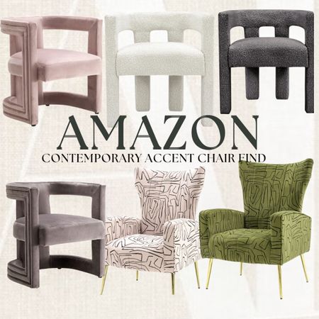 Contemporary accent chairs from Amazon 

#LTKFind #LTKstyletip #LTKhome