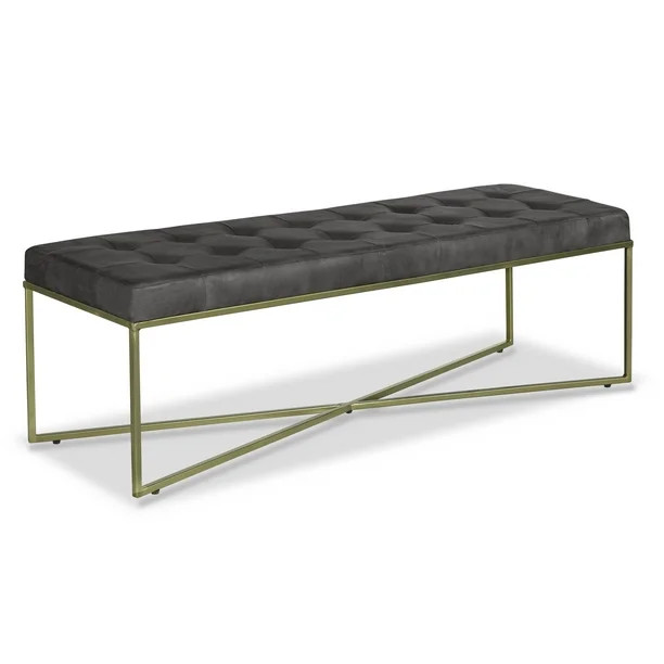 EdgeMod Traversa Tufted Bench, Carbon Black | Walmart (US)