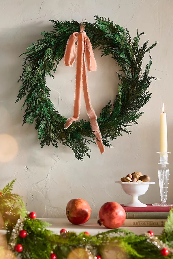 Preserved Cedar Circlet Wreath | Terrain