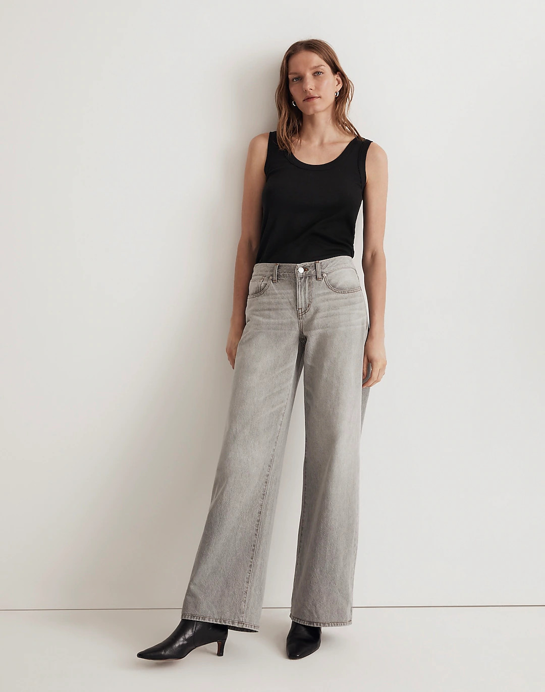 Supima&reg; Rib Scoopneck Tank | Madewell