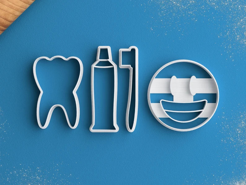 Toothpaste Cookie Cutter – Dentist Cookie Cutter Dental Hygienist Gift Dental Hygiene Tooth Fai... | Etsy (US)