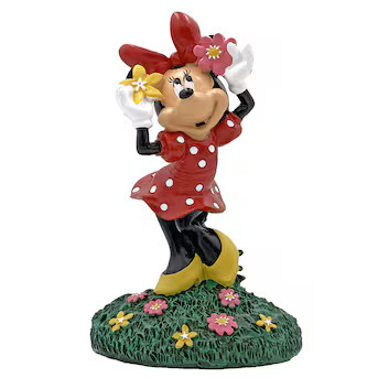 Disney Officially Licensed Disney Minnie Garden Statue - Multiple Colors - 8-in Tall - Hand Paint... | Lowe's