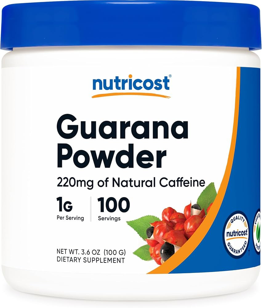 Nutricost Guarana Extract Powder 100 Grams Per Bottle | Amazon (US)
