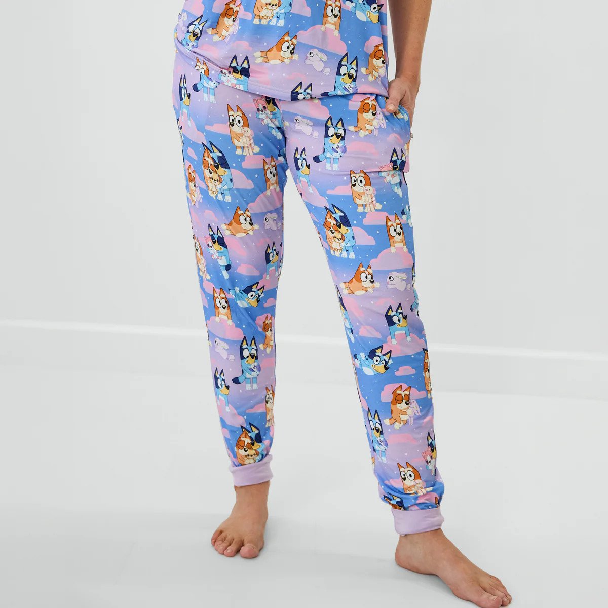 Bluey Purple Sleepytime Women's Pajama Pants | Little Sleepies