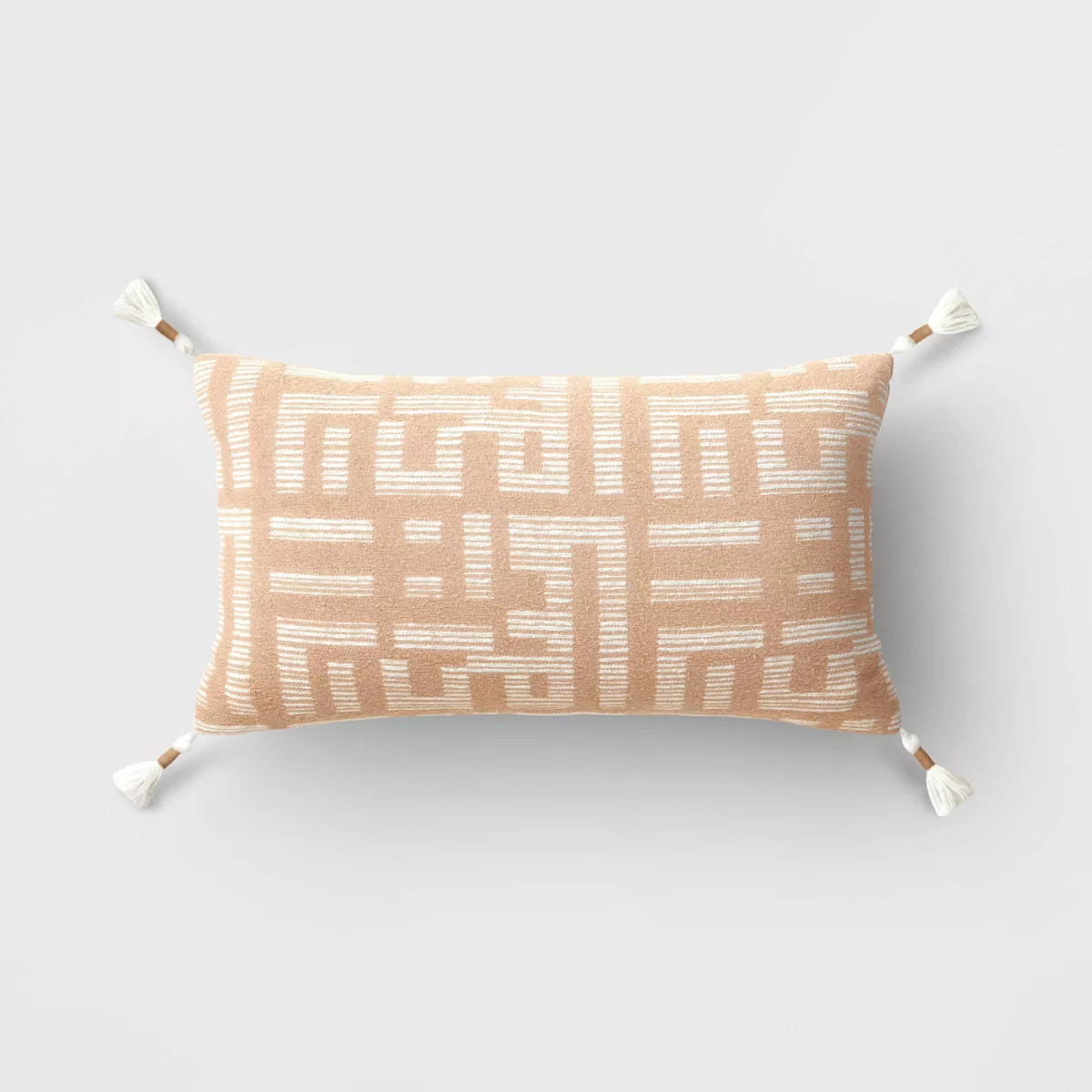 Oversized Modern Geometric Patterned Lumbar Throw Pillow - Threshold™ | Target