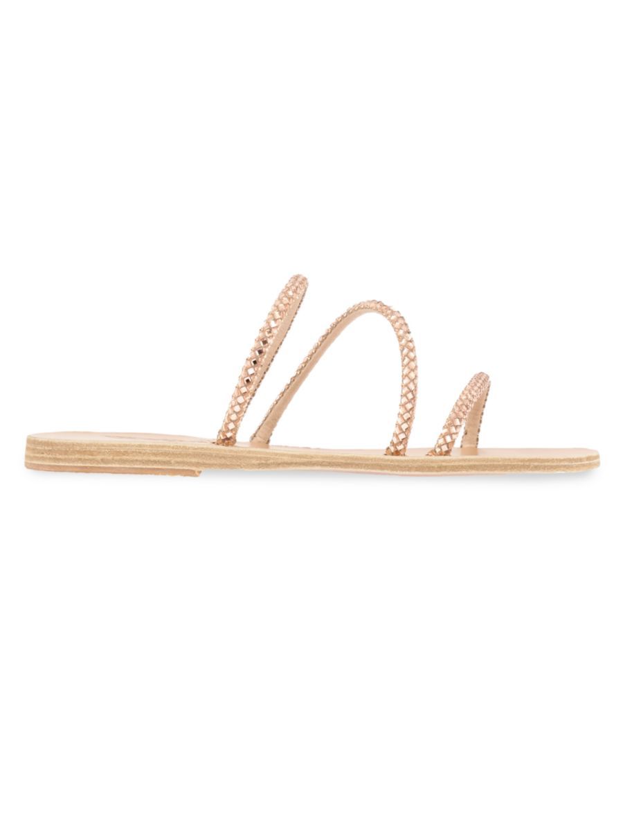 Polytimi Crystal-Embellished Strappy Sandals | Saks Fifth Avenue