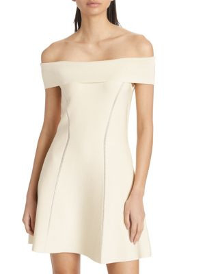 Matchmaker Knit Panelled Mini Dress | Saks Fifth Avenue OFF 5TH