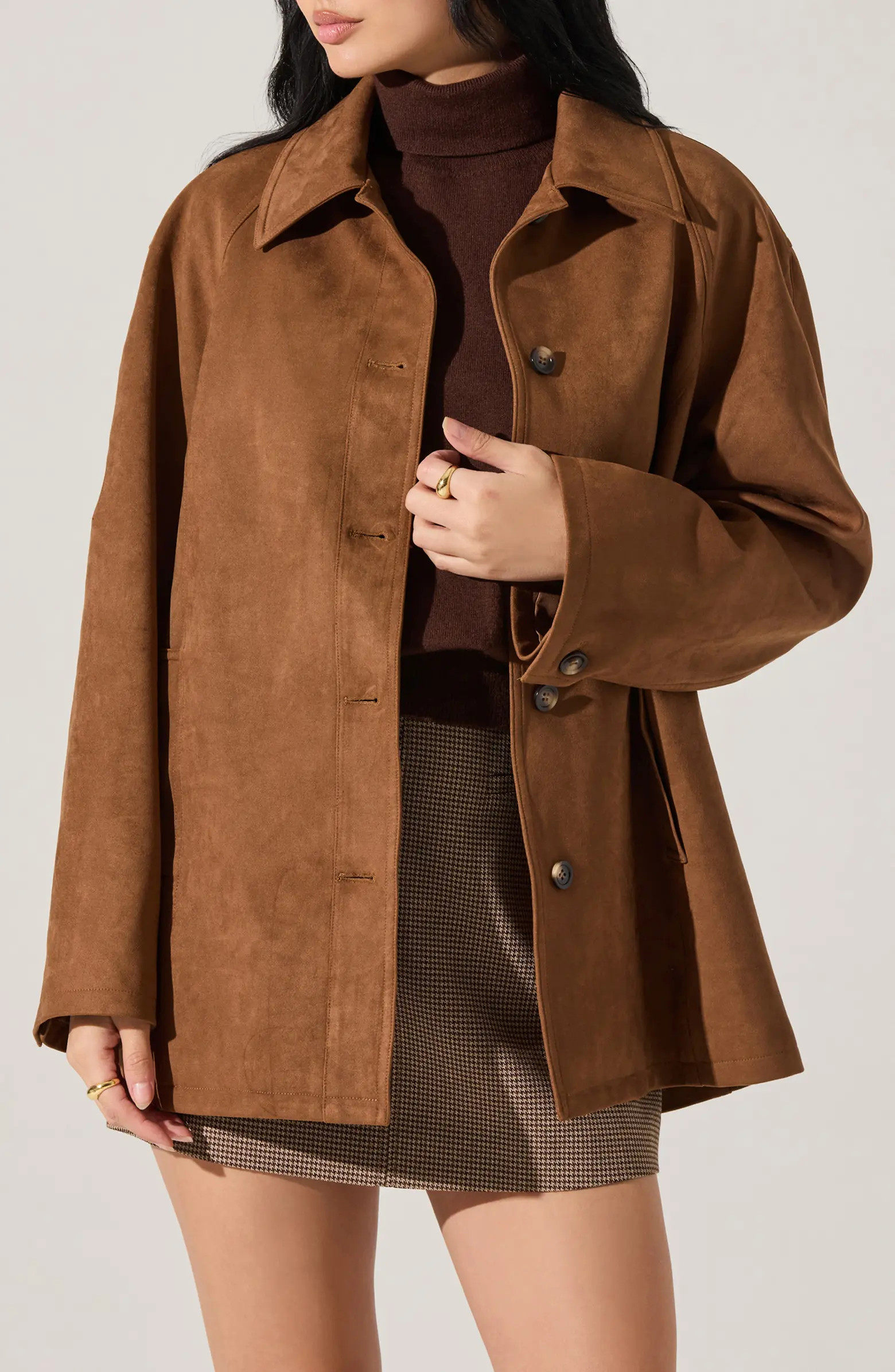 ASTR the Label Presleigh Faux Suede Jacket | Nordstrom | Nordstrom