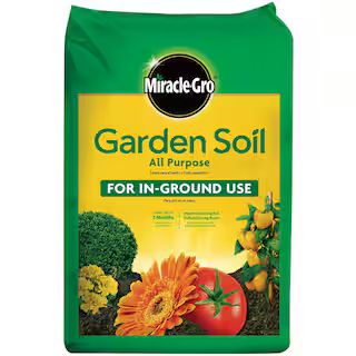 Miracle-Gro Garden Soil All Purpose for In-Ground Use, 0.75 cu. ft. 75030430 - The Home Depot | The Home Depot