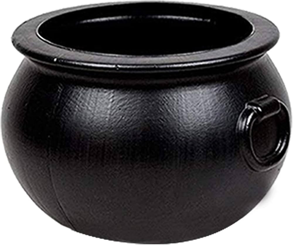 PMU Halloween 18 Inch Cauldron Plastic Bucket - Halloween Party Favors - Candy Holder for Kids - ... | Amazon (US)