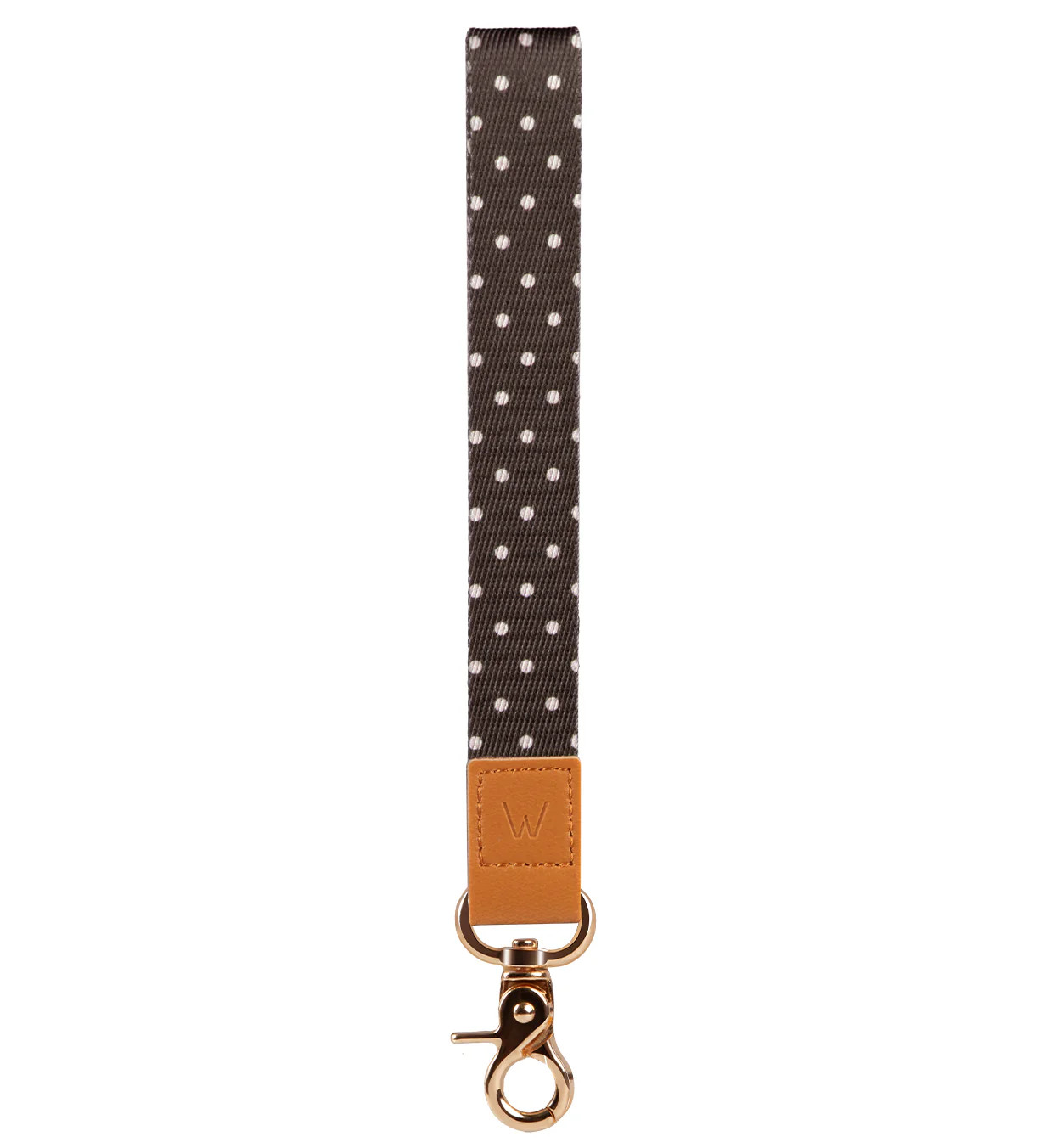 Cocoa Dot Wrist Lanyard | Walli Cases