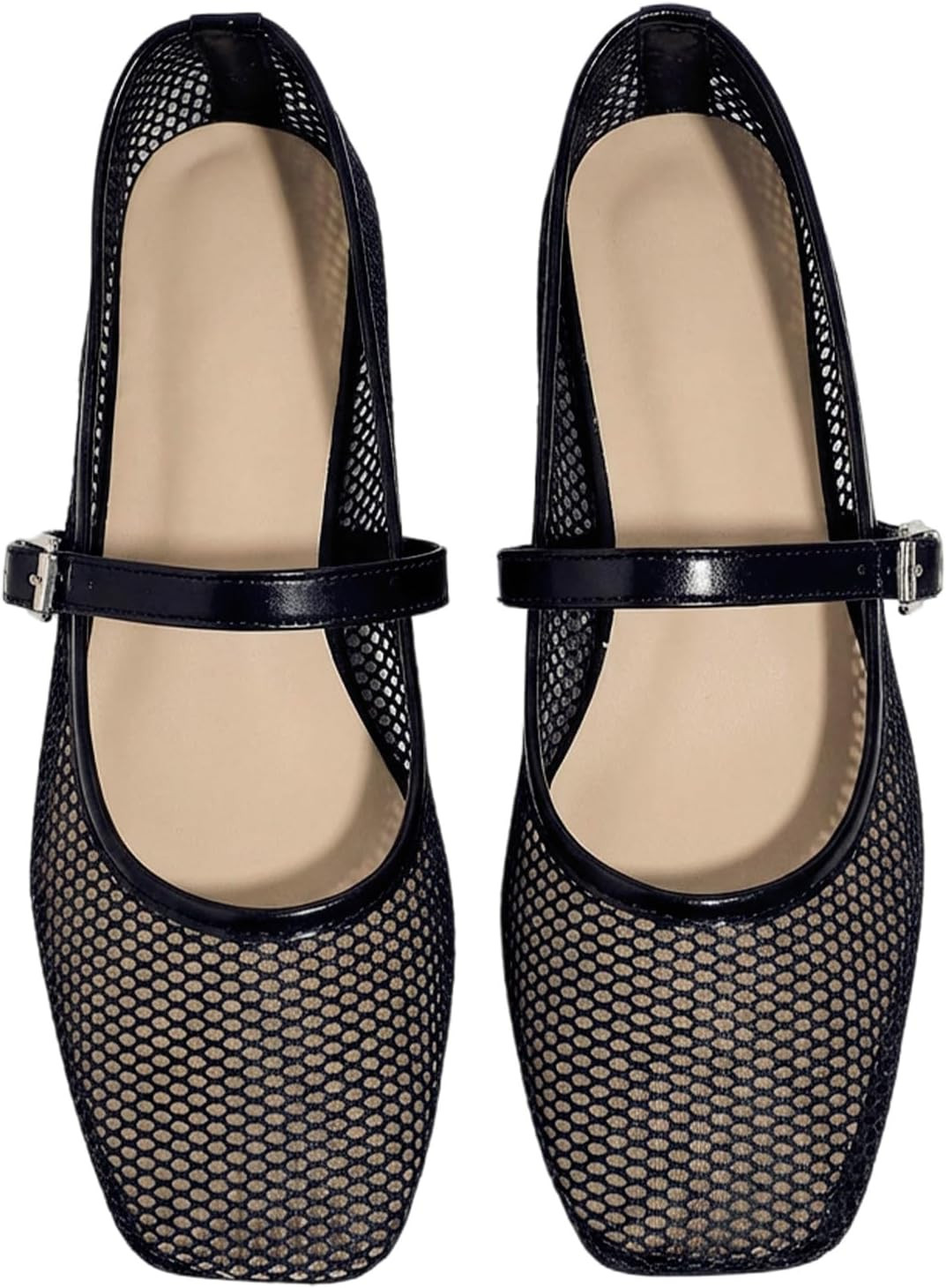 Milumia Summer Leopard Mesh Ballet Flats for Women Comfortable Dressy Work | Amazon (US)