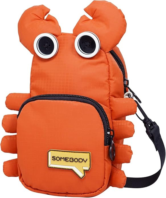 Small Crab Bag Crossbody Cute Animal Sling Messenger Bags Kawaii Girls Women Kids Gift | Amazon (US)