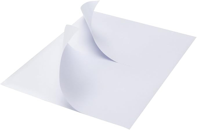 MFLABEL Half Sheet Self Adhesive Shipping Labels for Laser & Inkjet Printers, 200 Count | Amazon (US)