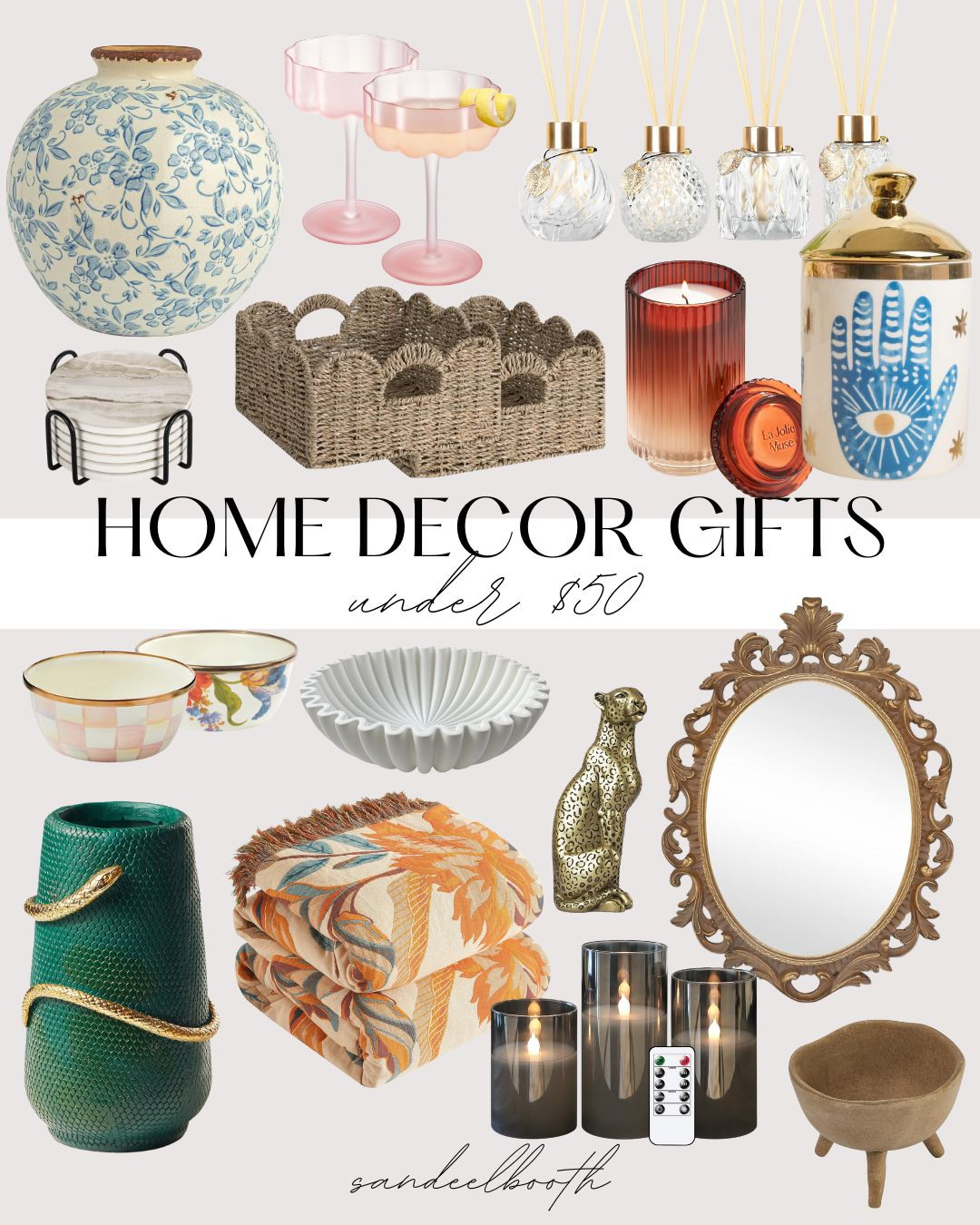 Home decor gifts under $50 from Amazon!

Gifts for her, gifts for hostess, cozy home gifts, Amazon gifts, Amazon gift guide

#LTKSeasonal #LTKGiftGuide #LTKHome
