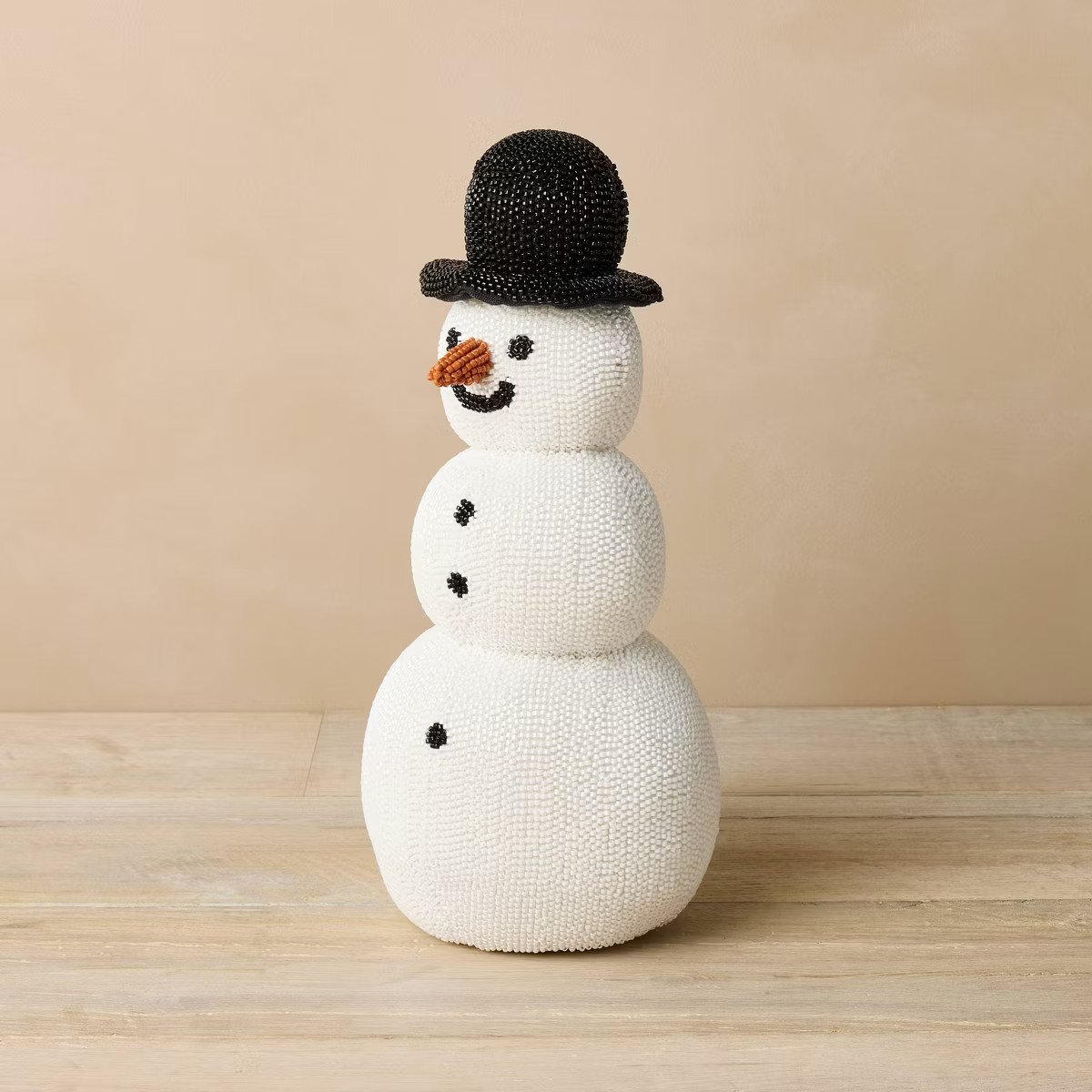 John Derian for Target 13.5" Snowman Beaded Pillow | Target