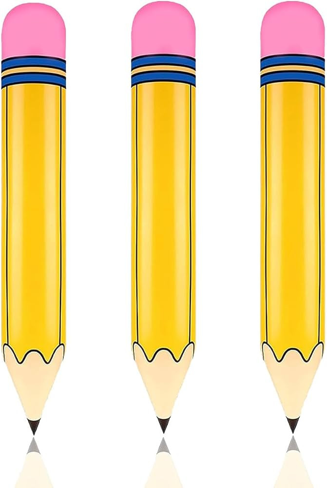Inflatable Pencil Balloons Large Back to School Balloon 27’’ Yellow Crayon Balloons for First... | Amazon (US)