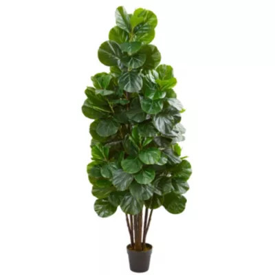 Nearly Natural 6-Foot Fiddle Leaf Fig Artificial Tree | Belk