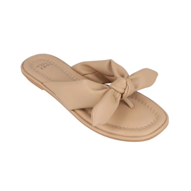 Time and Tru Women’s Bow Thong Sandal | Walmart (US)