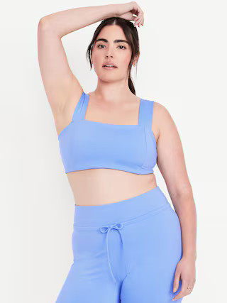 Light Support CloudComfy Bandeau Sports Bra | Old Navy (US)