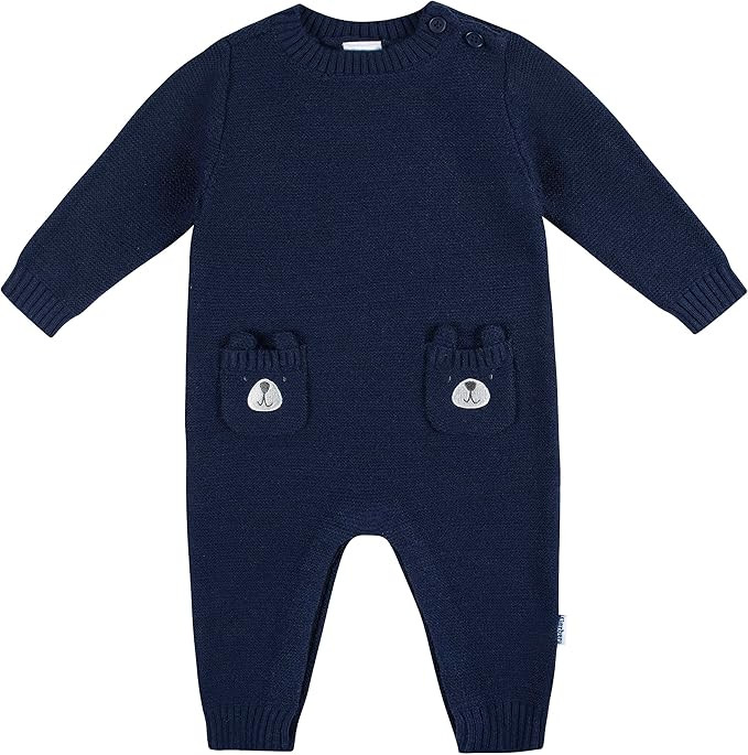 Gerber Baby Boys Sweater Knit Romper Jumpsuit | Amazon (US)