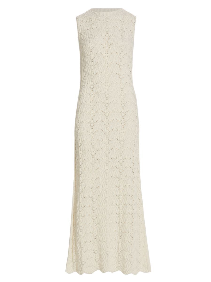 Sleeveless Crocheted Midi-Dress | Saks Fifth Avenue