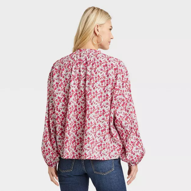 Women's Balloon Long Sleeve Poet Blouse - Universal Thread™ | Target