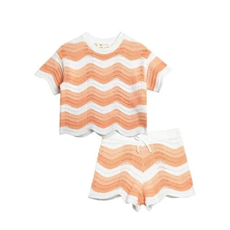 Jessica Simpson Girls Crochet Short Set Sizes 4-16 | Walmart (US)