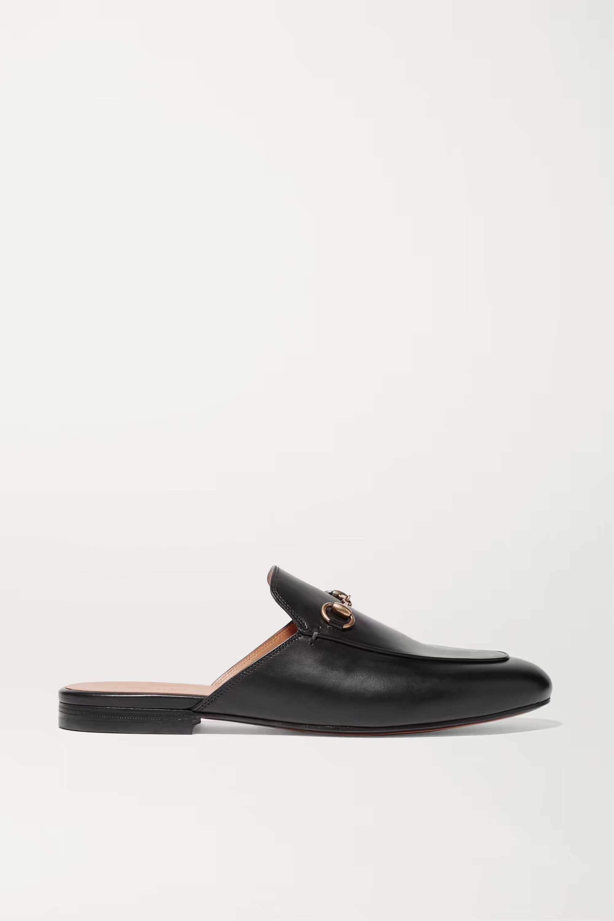 GUCCI Princetown horsebit-detailed leather slippers | NET-A-PORTER | NET-A-PORTER (US)